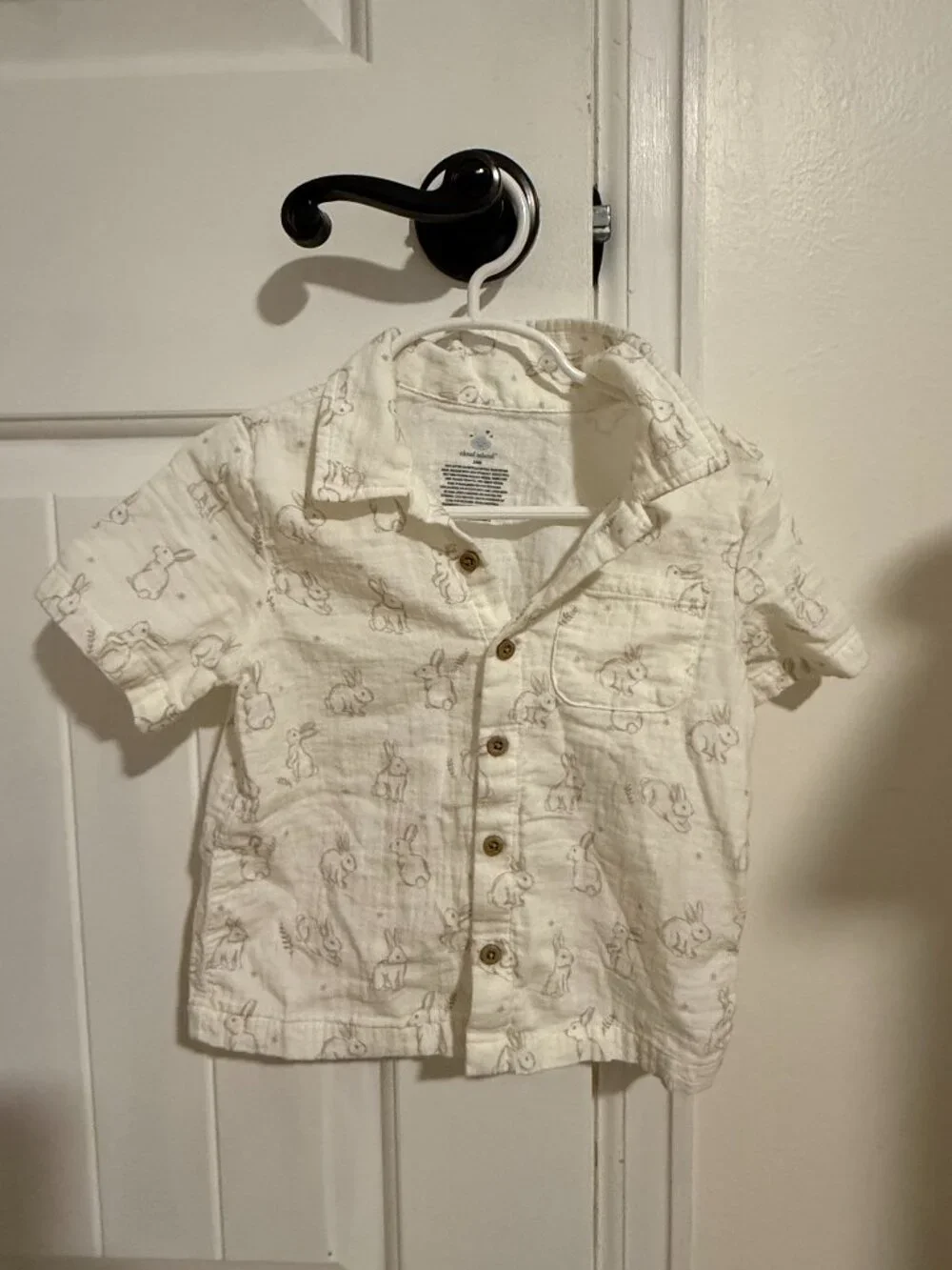 Little boys bunny matching set